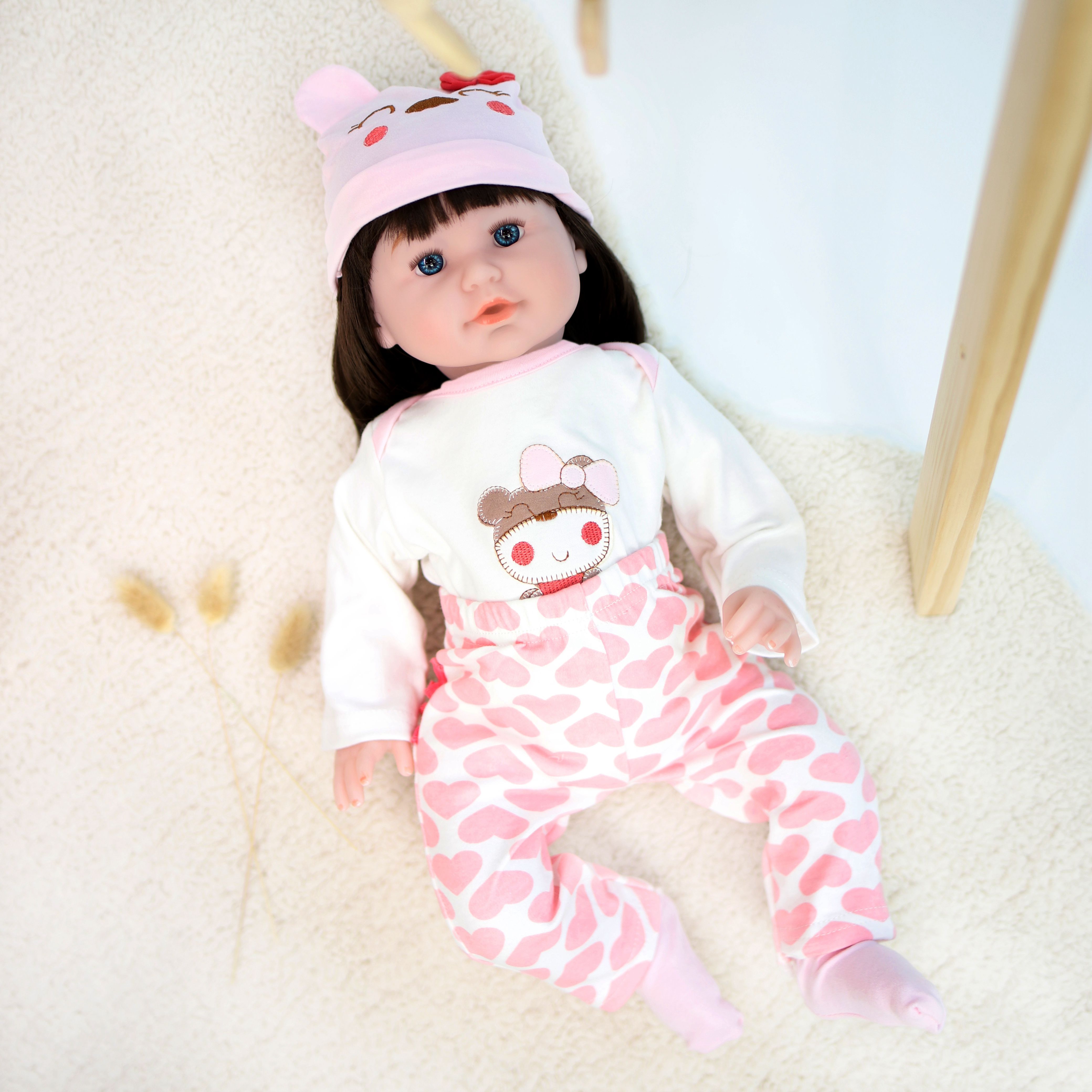 Wholesale Newborn Toy Baby Doll Mold Plush Reborn Silicone Doll for Kids Boy or Girl